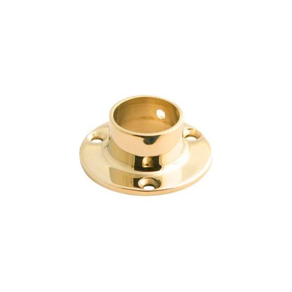 Lavi Industries Lavi Industries, Flange, Wall, for 1" Tubing, Polished Brass 00-500/1 - main